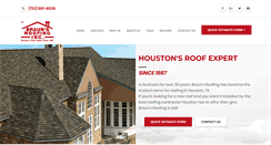 Desktop Screenshot of braunsroofing.com